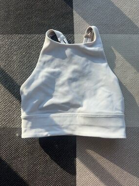Lululemon Align White High Neck Sports Bra